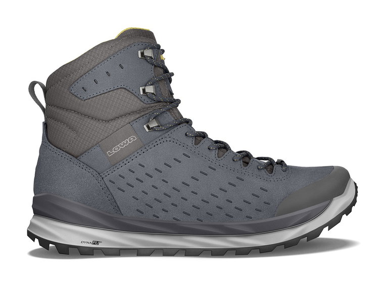Lowa Alltag-Travelschuhe Malta Mid GTX (Veloursleder, wasserdicht) stahlblau Herren